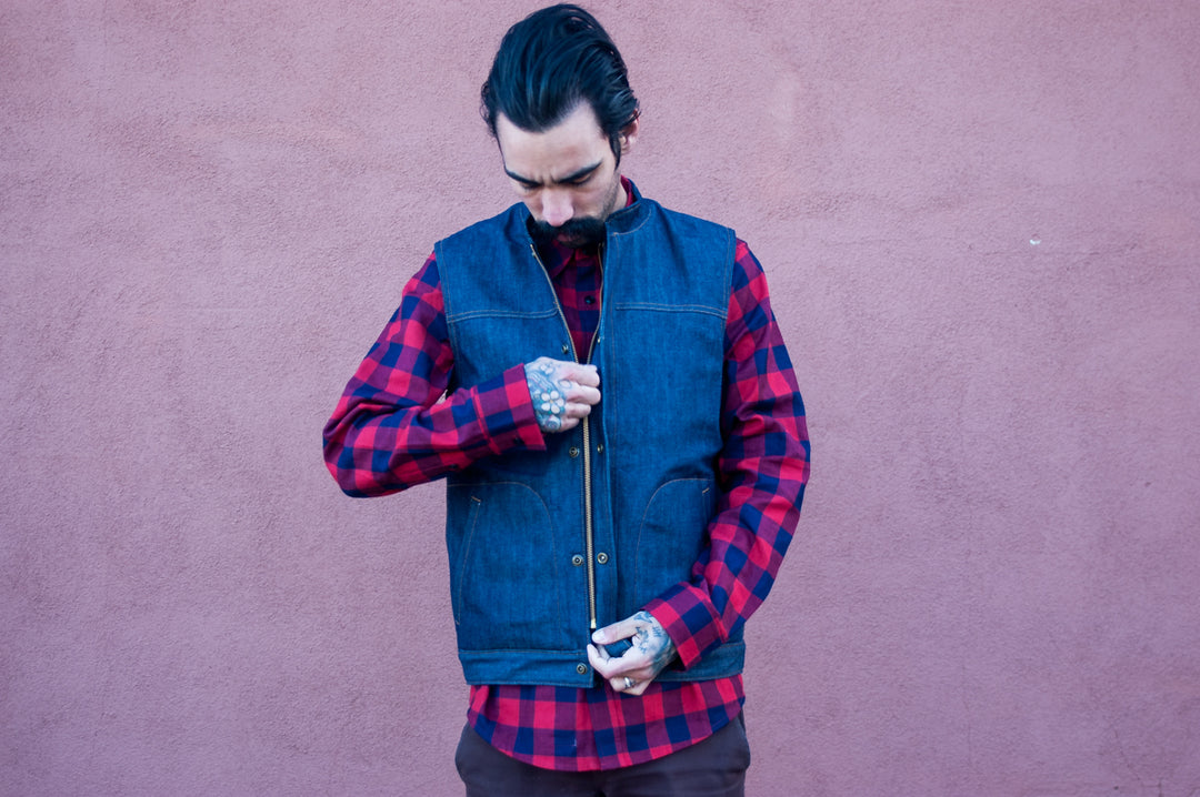 WAX + DENIM VESTS
