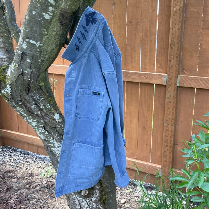Barn Jacket Indigo Herringbone